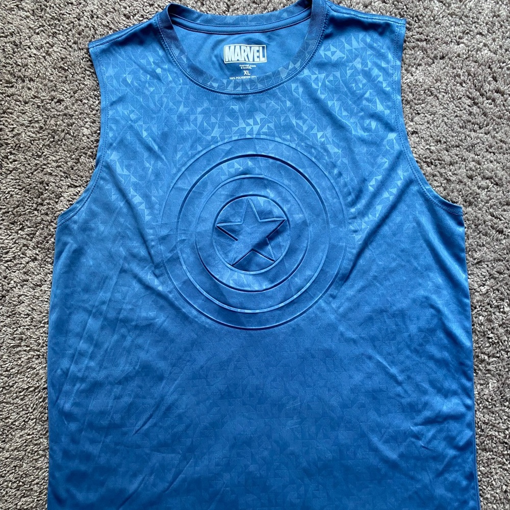 Marvel Captain America Shield Tank Top Mens XL